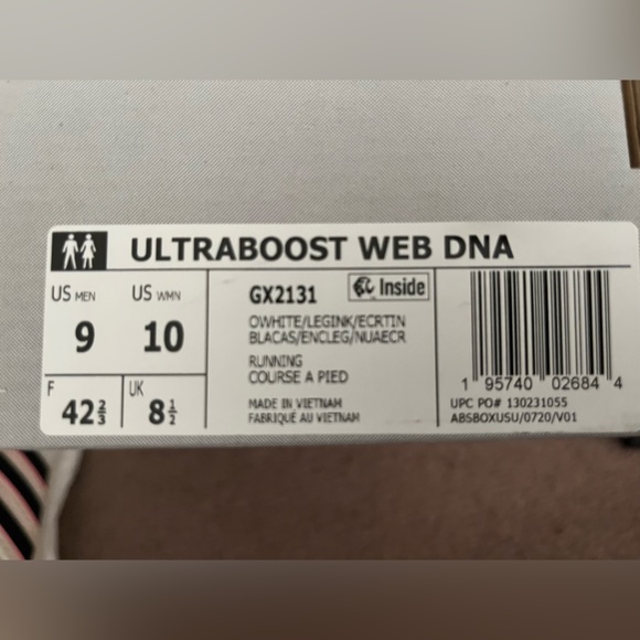 Adidas Ultraboost Web DNA US 9 size - Picture 4 of 6